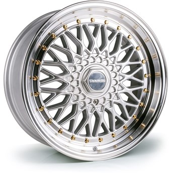 Dare DR RS Silver Polished / Gold Rivets
