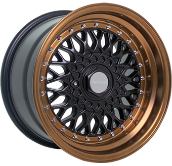 Dare DR RS Matt Black Bronze / Chrome Rivets