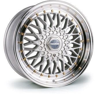 Dare DR RS Silver Polished / Gold Rivets