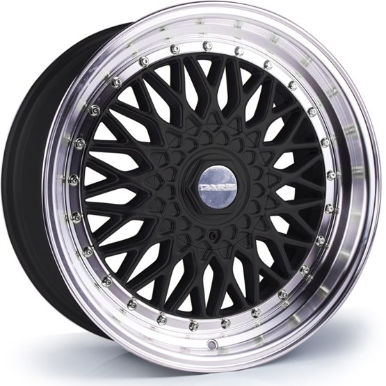 Dare DR RS Gloss Black Polished / Chrome Rivets 7,5X17 4/100/108 ET35 CB73,1