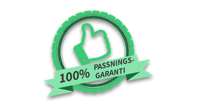 100% Passningsgaranti på fälgar