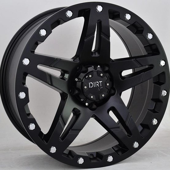 Dirt A.T D66 Flatblack. 9X18 6/114,3 ET25 CB66,1