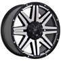 Dirt A/T D68 Flatblack machined face