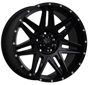 Dirt A.T D62 Flatblack milled rivets