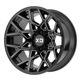 XD Series By KMC Wheels XD831 Gloss Black Machined - XD83122250544N XD831 22X12 5X127.00 Black -44 Mm 
