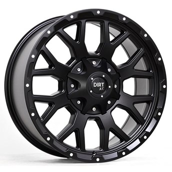 Dirt A.T D357 Flatblack Milled Rivets