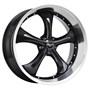 Boost Wheels B818 Glossblack Machined Lip