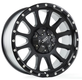 Dirt A.T D95 Flatblack Milled Rivets