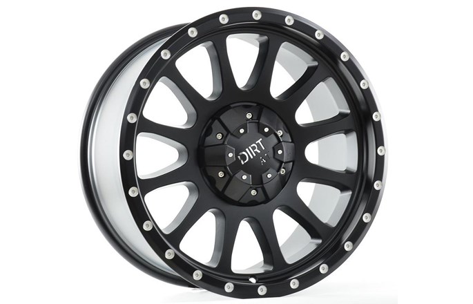 Dirt A.T D95 Flatblack Milled Rivets