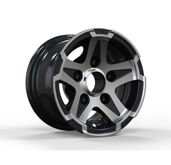 Grossen Alu. Trailer Black/polished