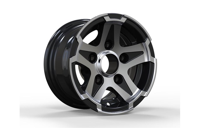 Grossen Alu. Trailer Black/polished