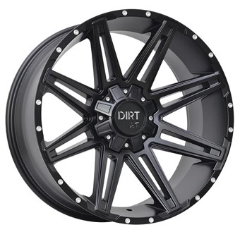 Dirt A.T D88 Flatblack Milled Rivets