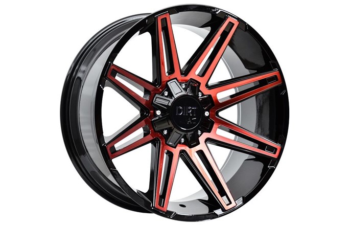 Dirt A.T D88 Glossblack Red Face