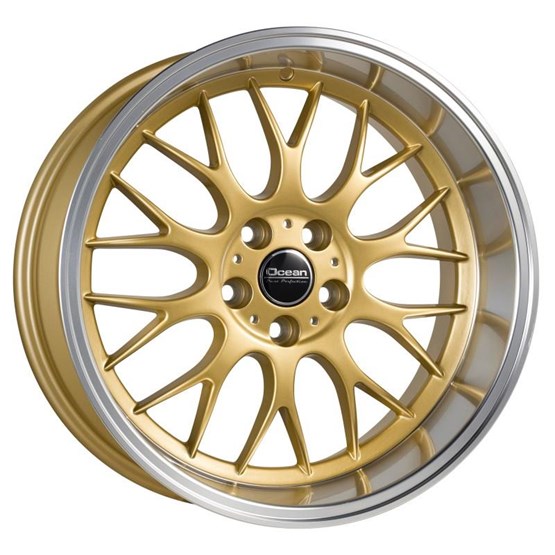 Ocean Wheels Super Dtm Gold Polish Lip 8,5X18 5/108 ET6 CB65,1