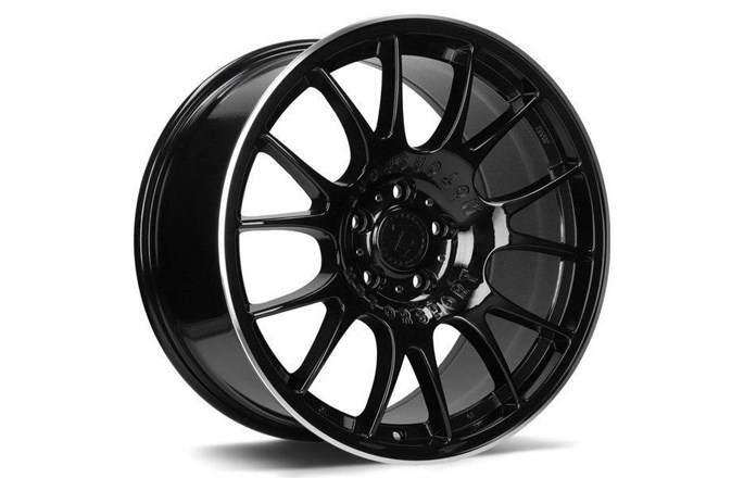79 Wheels Sv-H Black Glossy Lip Polished