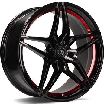 Seventy9 SV-A Black Glossy Red Inner Lip