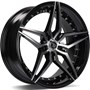79 Wheels Sv-Ar Black Front Polished