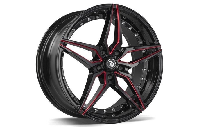 Seventy9 SV-Ar Black Glossy Milled Red