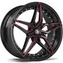 Seventy9 SV-Ar Black Glossy Milled Red