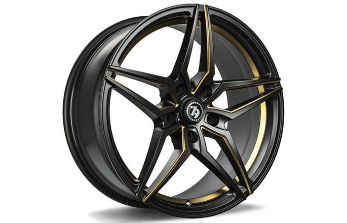 Seventy9 SV-A Deep Matt Black Milled Gold