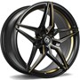 Seventy9 SV-A Deep Matt Black Milled Gold