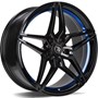Seventy9 SV-A Black Glossy Blue Inner Lip