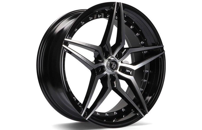 79 Wheels Sv-Ar Black Front Polished