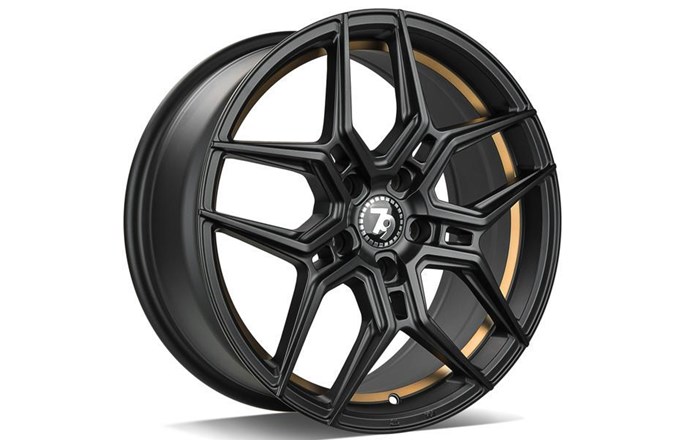 Seventy9 SV-B Black Matt Gold Inner Lip