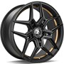 Seventy9 SV-B Black Matt Gold Inner Lip