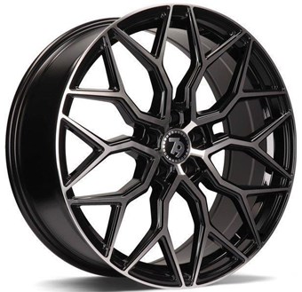 79 Wheels Sv-K Black Front Polished