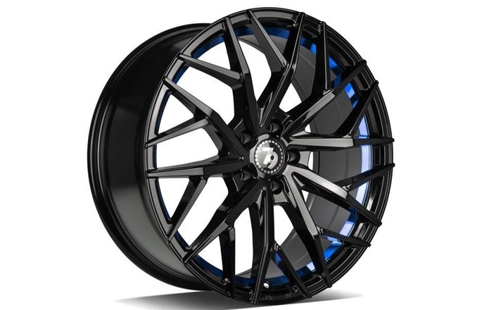 Seventy9 SV-C Black Glossy Blue Inner Lip