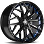 Seventy9 SV-C Black Glossy Blue Inner Lip