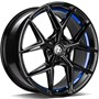 Seventy9 SCF-B Black Glossy Blue Inner Lip