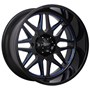 Dirt A.T D59 Glossblack Blue Stripe