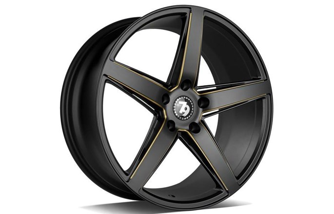 Seventy9 SV-N Black Matt Milled Gold