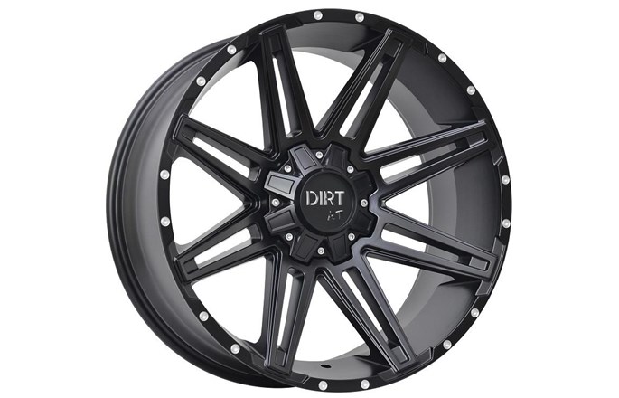 Dirt A.T D88 Flatblack milled rivets