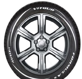 Vitour Formula X White Letter & Line