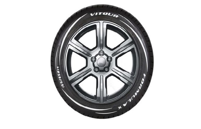 Vitour Formula X White Letter & Line
