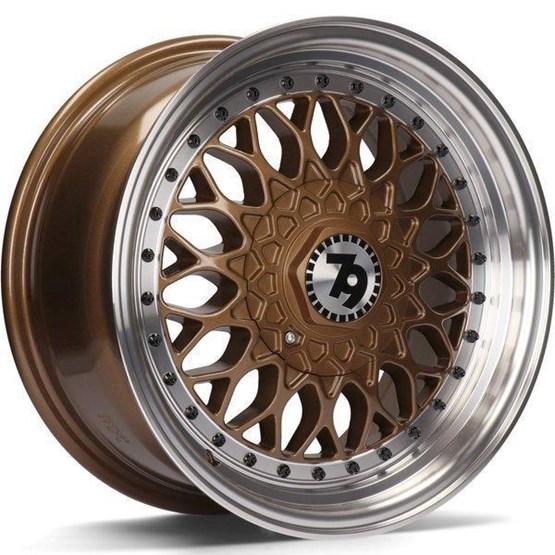 79 Wheels Sv-E Bronze Lip Polished 7X15 4/100/114,3 ET30 CB67,1