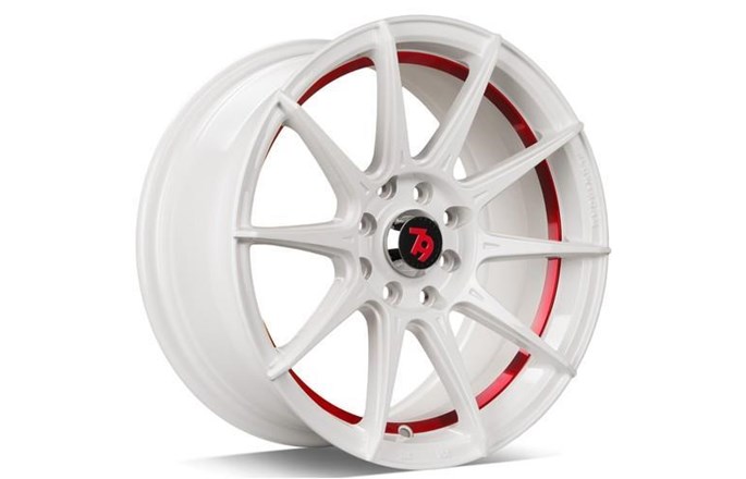 Seventy9 SCF-F White Matt Red Inner Lip