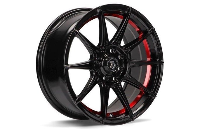 Seventy9 SCF-F Black Glossy Red Inner Lip