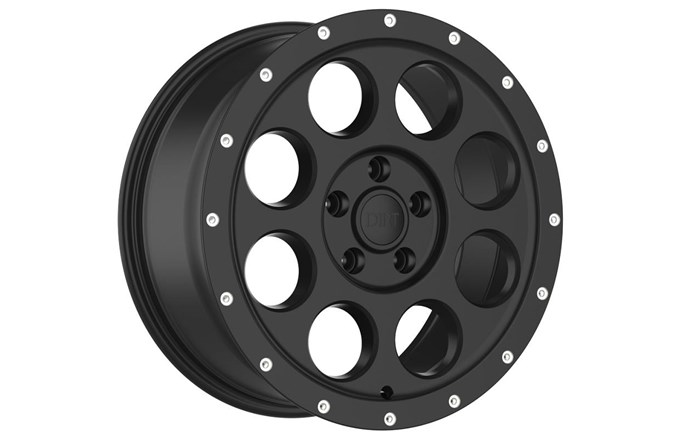 Dirt A.T D214 Flatblack milled rivets
