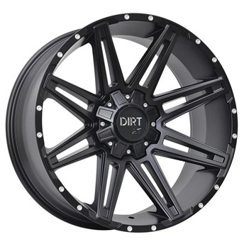 Dirt A.T D88 Flatblack milled rivets
