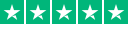 5 av 5 stjärnor på Trustpilot