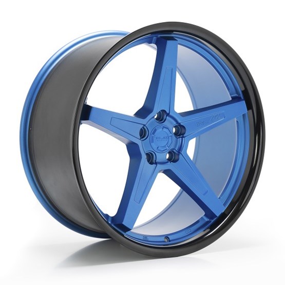 Imaz Wheels FF660 Blue / Black Lip 8,5X20 5/120,65 ET38 CB74,1