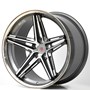 Imaz Wheels FF6 Gunmetal / Stainless Steel Lip