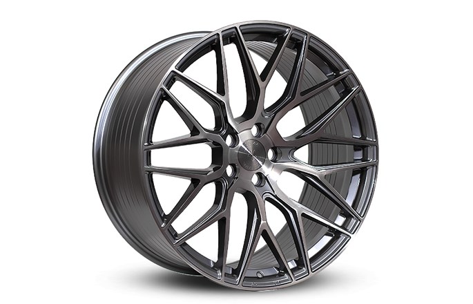 Imaz Wheels FF533 Glossy Titanium Brush