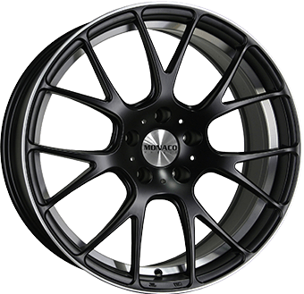 Monaco Mirabeau Matt black / polished