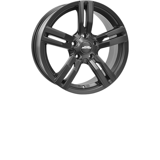 Inter Action Kargin Matt black 6,5X16 5/160 ET50 CB72,6