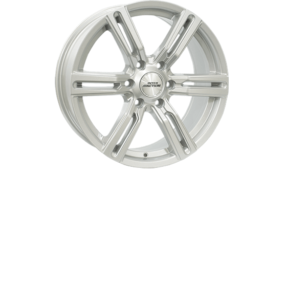 Inter Action Kargin 6-Spoke Silver 7,5X17 6/139,7 ET25 CB110,1